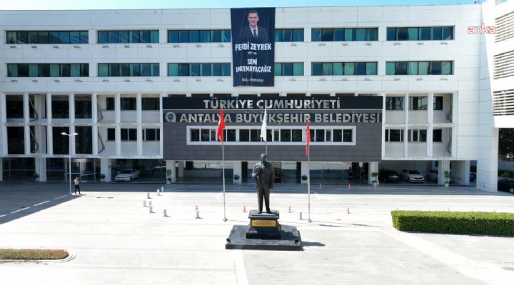 Antalya Büyükşehir Belediyesi ne operasyon: 6 gözaltı