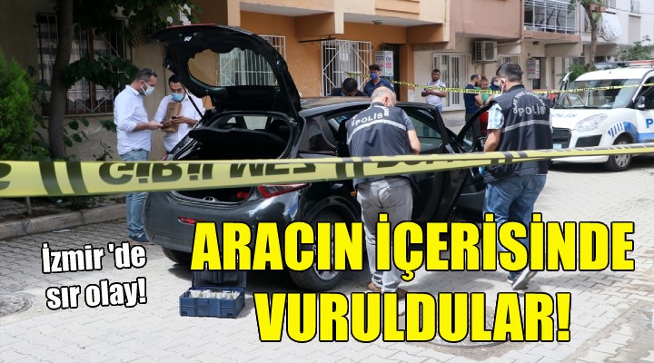 Aracın içerisinde vuruldular!