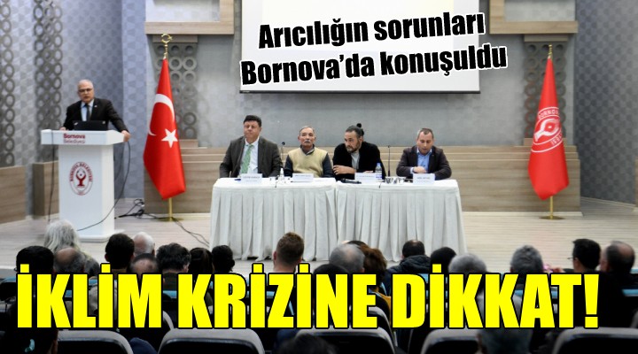 Arıcılığın sorunları Bornova’da konuşuldu