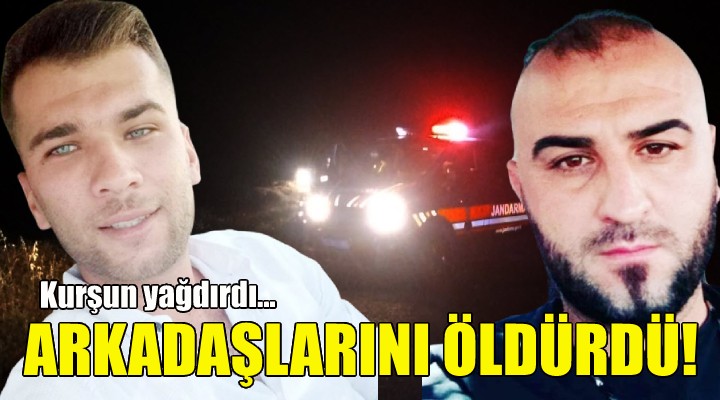 Arkadaşlarına kurşun yağdırdı: 2 ölü, 1 yaralı!