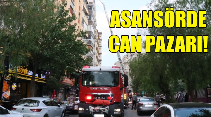 Asansörde can pazarı!