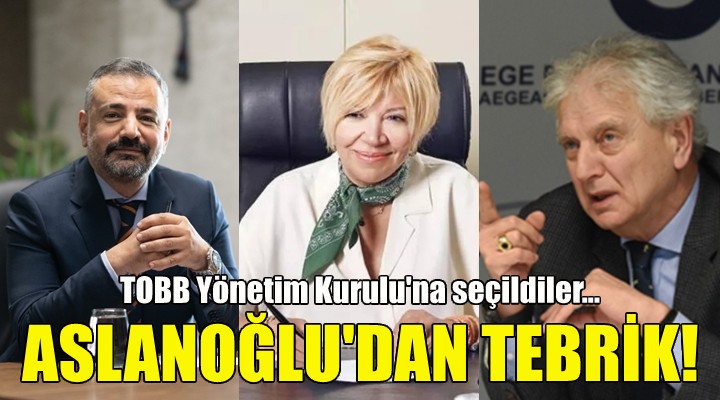 Aslanoğlu dan Kestelli ve Yorgancılar a TOBB tebriği!