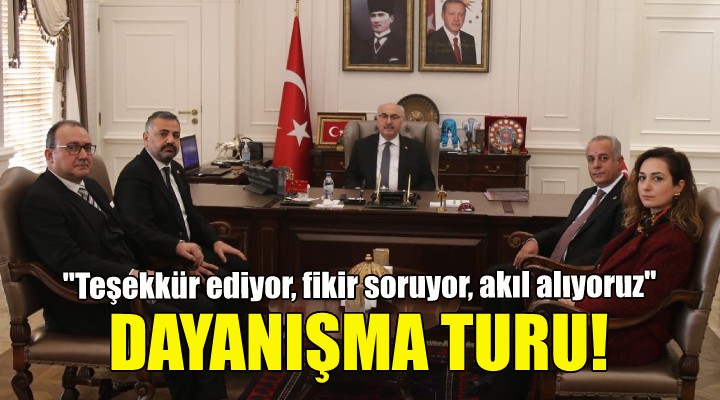 Şenol Aslanoğlu dan dayanışma turu!