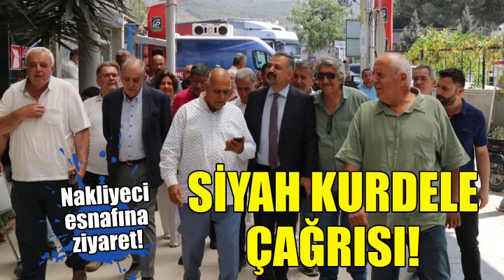 Aslanoğlu dan nakliyeci esnafına siyah kurdele çağrısı!