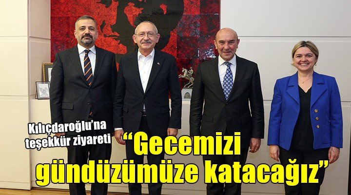 Aslanoğlu ndan Kılıçdaroğlu na teşekkür ziyareti