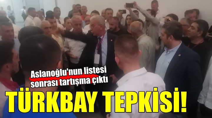 Aslanoğlu nun listesine Türkbay dan sert tepki!