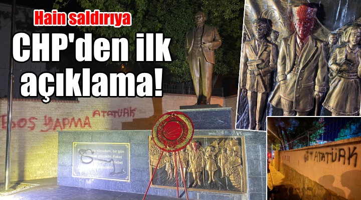 Atatürk e alçakça saldırıya CHP den ilk tepki: KALBİMİZDEKİ YERİ SİLİNMEZ!