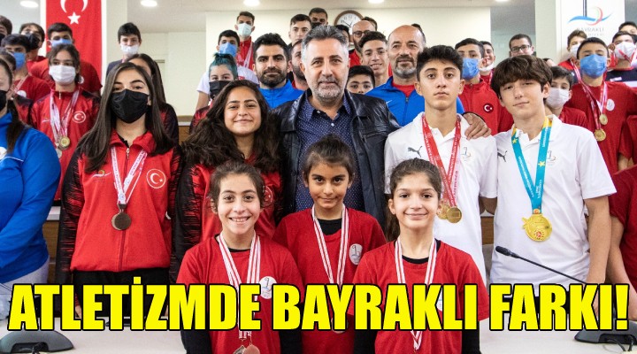 Atletizmde Bayraklı farkı!