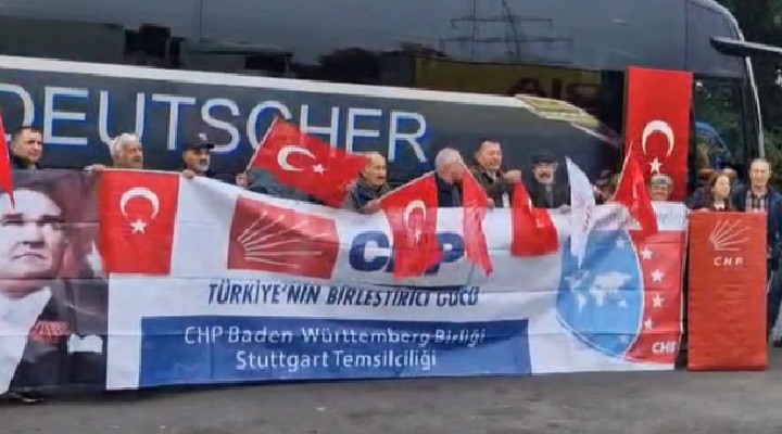 Avrupa daki Türkler otobüslerle CHP mitingine akın ediyor