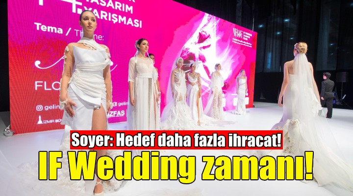 Avrupa’nın en büyük moda fuarlarından IF Wedding Fashion İzmir başladı!