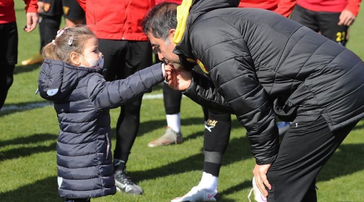 Ayda Bebek Göztepe antrenmanında