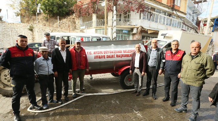 Aydın Büyükşehir’den tanker desteği!