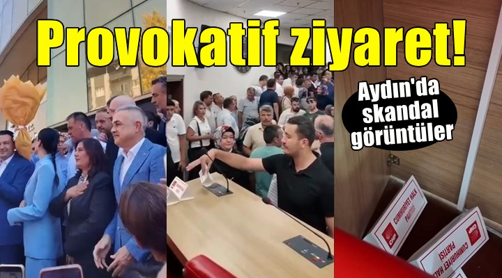 Aydın da provokatif belediye ziyareti!