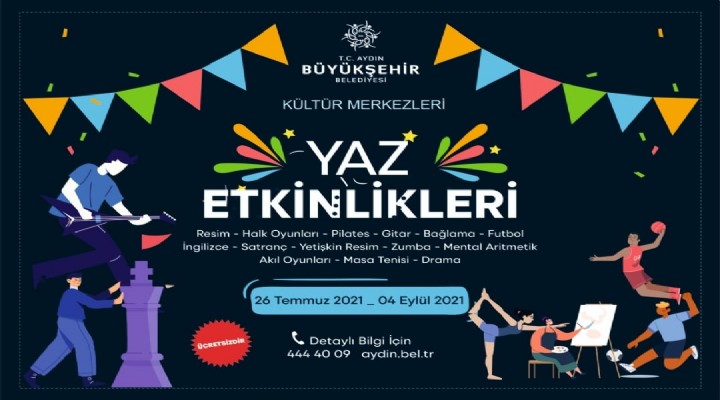 Aydın da yaz etkinlikleri başlıyor!