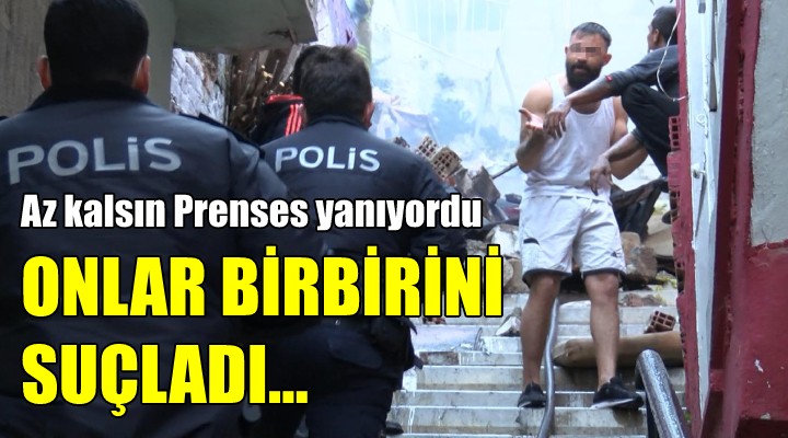 Az kalsın Prenses yanıyordu! Onlar birbirini suçladı...