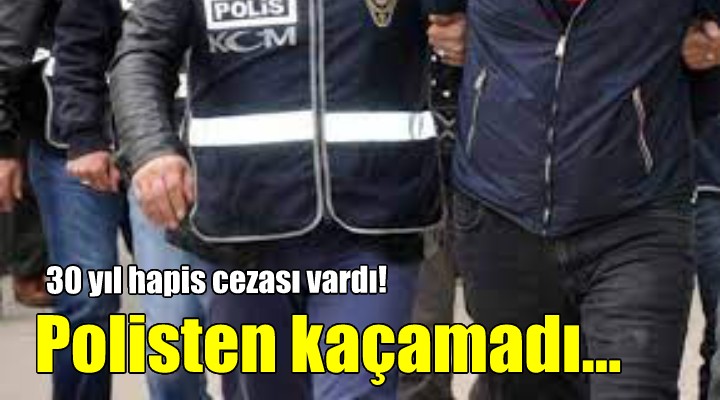 Azılı suçlu, polisten kaçamadı...