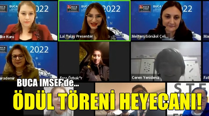 Buca IMSEF de ödül töreni heyecanı!