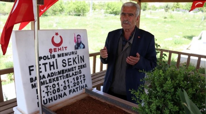 Baba Sekin in ilk işi oğlunun kabrini ziyaret etmek oldu!