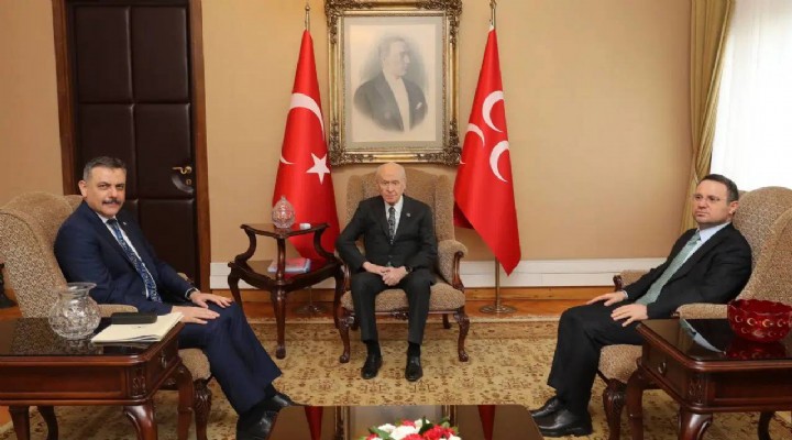 Bakan Çiftçi ve Gürlek ten Bahçeli ye ziyaret