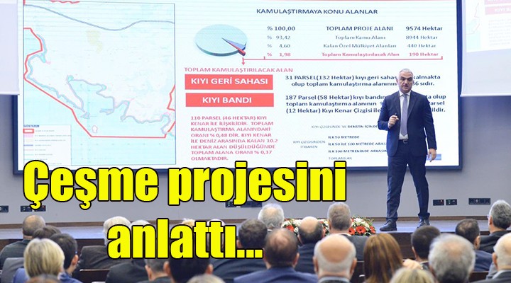 Bakan Ersoy, Çeşme projesini anlattı