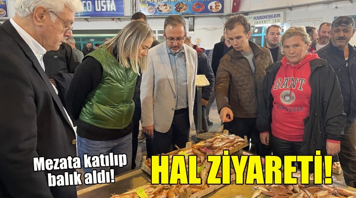 Bakan Kasapoğlu, İzmir Su Ürünleri Hali ni ziyaret etti!