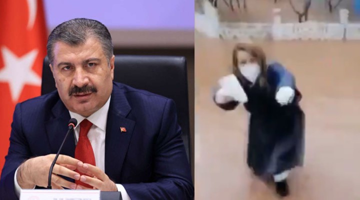 Bakan Koca dan İzmirli hemşire paylaşımı...