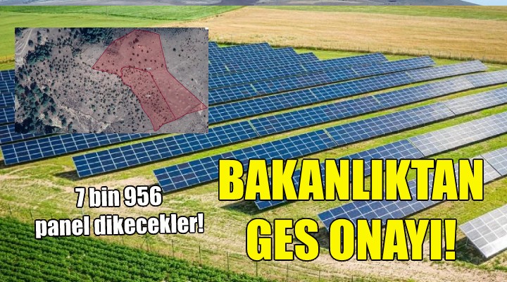 Bakanlıktan Bergama daki GES projesine onay!