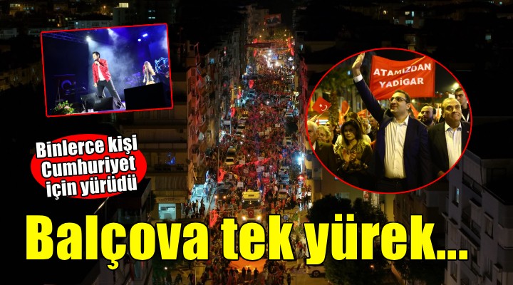 Balçova Cumhuriyet in peşinde tek yürek oldu!
