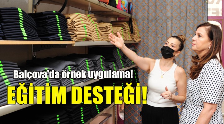 Balçova da çocuklara eğitim desteği!