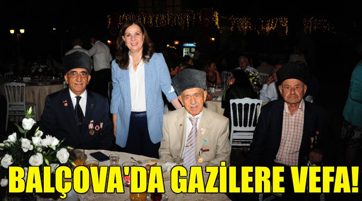 Balçova da gazilere vefa!