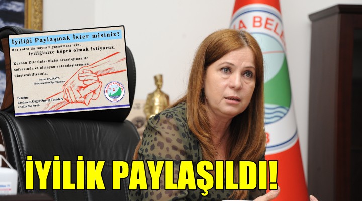 Balçova da iyilik paylaşıldı!