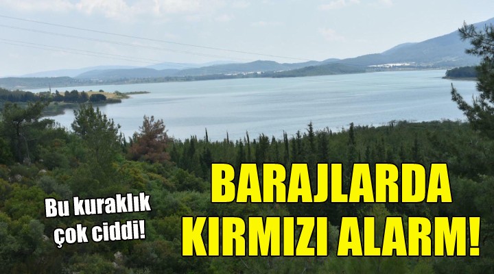 Barajlarda kırmızı alarm!