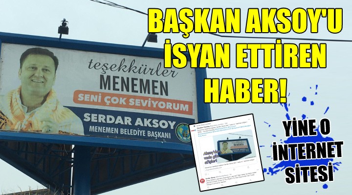 Başkan Aksoy u isyan ettiren haber!