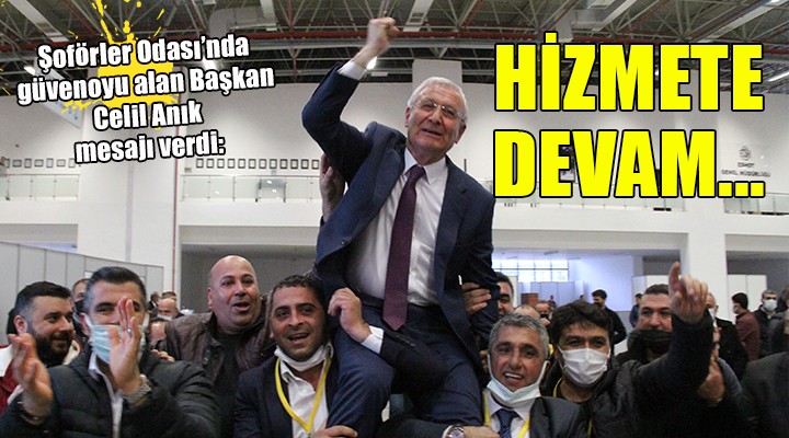 Başkan Anık tan yeni dönem mesajı: HİZMETE DEVAM!