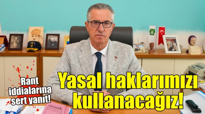 Başkan Arda: Kabul etmiyoruz, yasal haklarımızı kullanacağız!