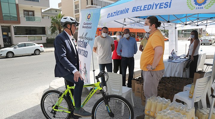 Başkan Arda’dan bisikletli denetim