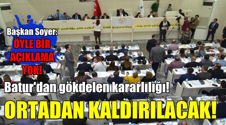 Başkan Batur dan gökdelen kararlılığı! ORTADAN KALDIRILACAK!