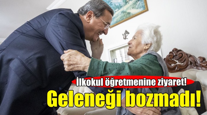 Başkan Batur dan ilkokul öğretmenine ziyaret!