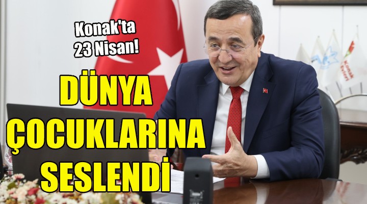 Başkan Batur dünya çocuklarına seslendi!