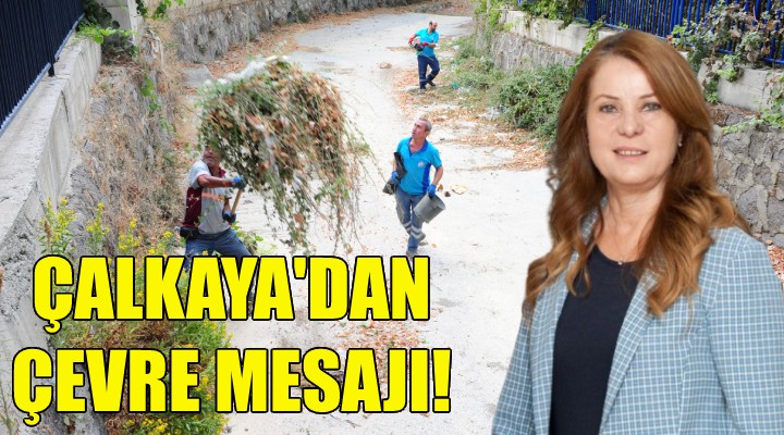 Başkan Çalkaya dan çevre mesajı!