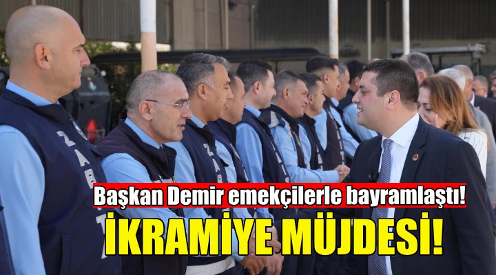 Başkan Demir belediye personeliyle bayramlaştı!