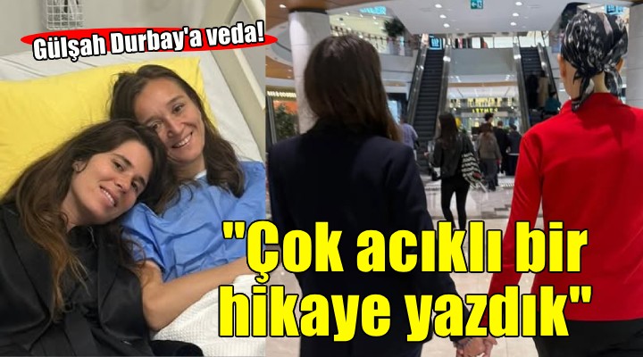 Başkan Denizli'den Durbay'a duygusal veda