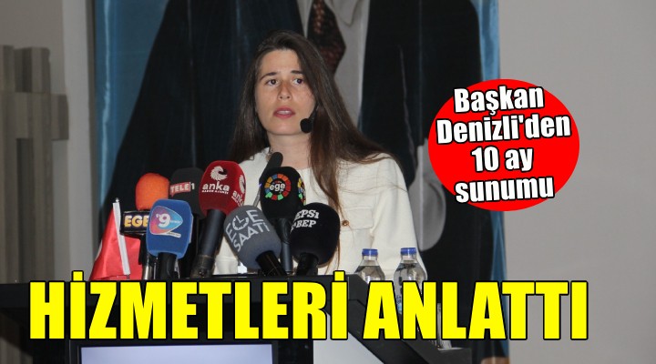 Başkan Denizli den hizmet sunumu...