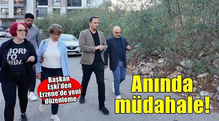 Başkan Eşki’den anında müdahale!