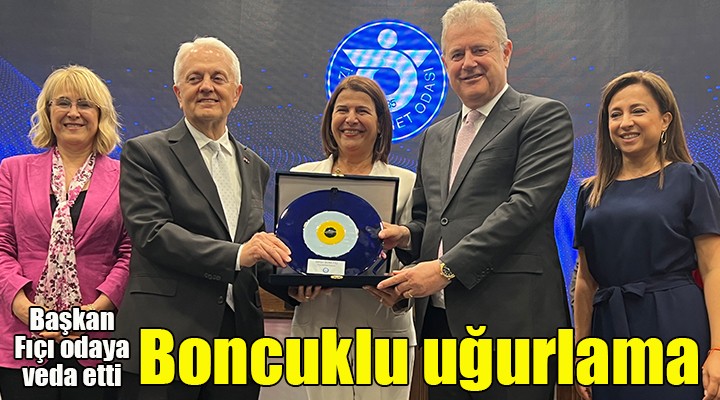 Başkan Fıçı ya boncuklu uğurlama