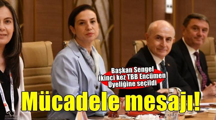 Başkan Filiz Ceritoğlu Sengel ikinci kez TBB Encümen Üyeliğine seçildi