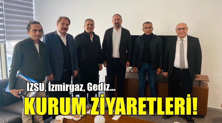 Başkan Gümrükçü den kurum ziyaretleri!