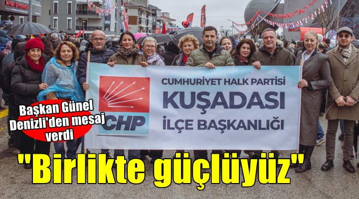 Başkan Günel: ''Adaletle yönetmeye kararlıyız''