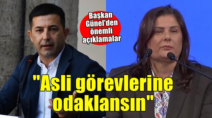 Başkan Günel: Büyükşehir in yükünü alıyoruz, asli görevlerine odaklansın