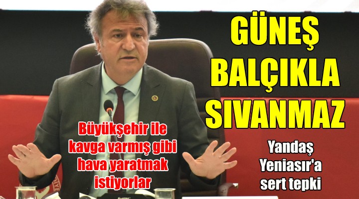 Başkan İduğ dan yandaş basına sert tepki! GÜNEŞ BALÇIKLA SIVANMAZ!